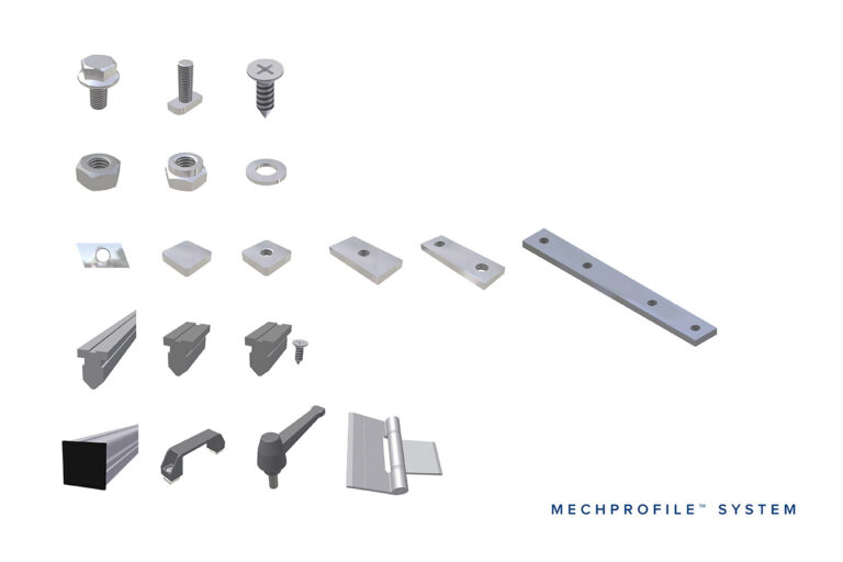 Aluminium profiles Mechprofile and accessories, from Movomech
